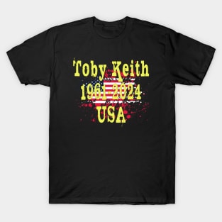 Toby Keith USA 1961 2024 D21 T-Shirt